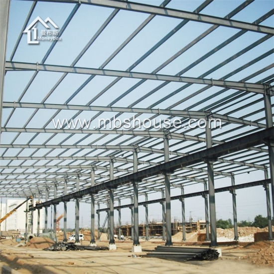 estructura de acero pesada prefabricada personalizada que construye para el almacén