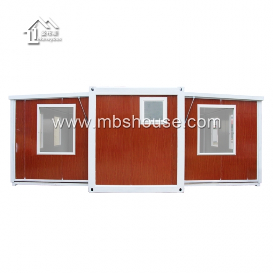 casa modular plegable del envase vivo plegable con dos dormitorios prefabricados para la venta