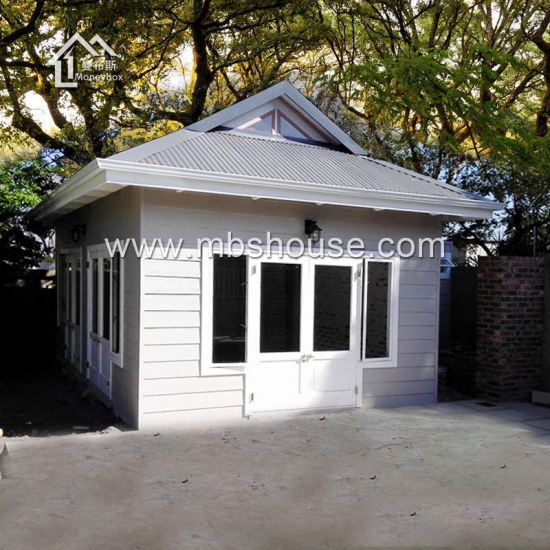 casa de villa prefabricada de pequeño tamaño diseñada a la moda