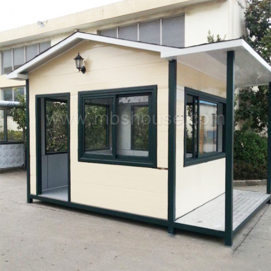 casa modificada para requisitos particulares del kiosco de la seguridad del hogar modular de alta calidad modificado para requisitos particulares