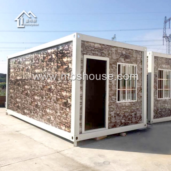casas prefabricadas modificadas para requisitos particulares del envase del marco de la estructura de acero desprendible