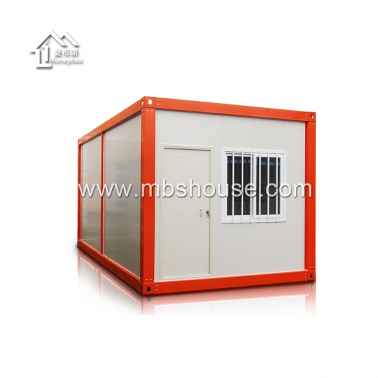Fábrica personalizada fácil en instalar conveniente transporte prefabricado contenedor desmontable casa