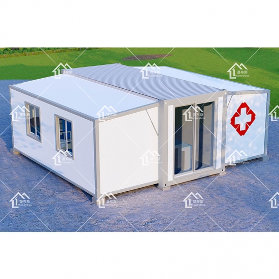 instalación rápida contenedor prefabricado clínica edificio hospital casa de aislamiento